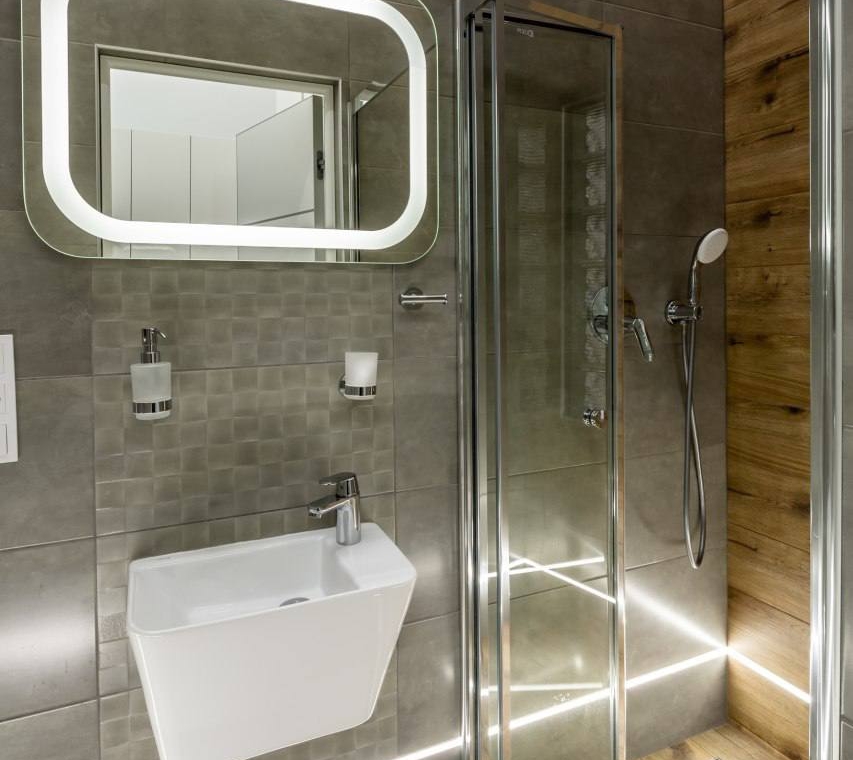 Ванна кімната в однокімнатній подобовій квартирі у Львові.