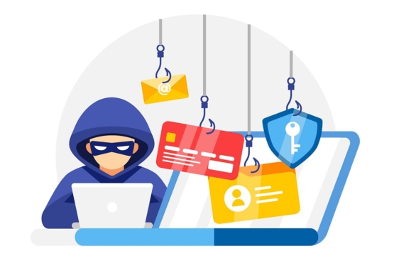 ілюстрація шахрая