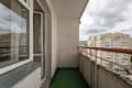 Balcony with a view over the city in the apartment on Pluhova Street